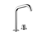 ARKA miscelatore 2 fori per lavabo con scarico click clack e canna alta fissa finitura cromo - Bagno Italiano