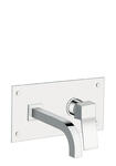 RUBINO monocomando lavabo da incasso con scarico click clack finitura cromo - Bagno Italiano