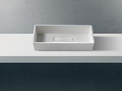 SOLID SURFACE Lavabo da appoggio cm 62,4 finitura bianco - Bagno Italiano