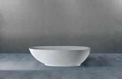 SOLID SURFACE   Vasca free standing cm 165 colore bianco  - Bagno Italiano