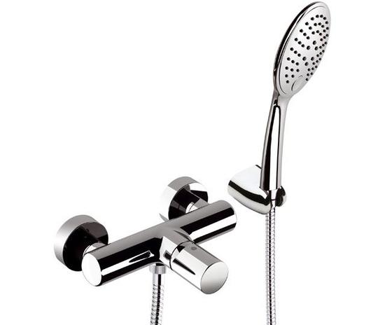 FUSION Miscelatore doccia esterno con kit doccia e flessibile 150 cm - Bagno Italiano