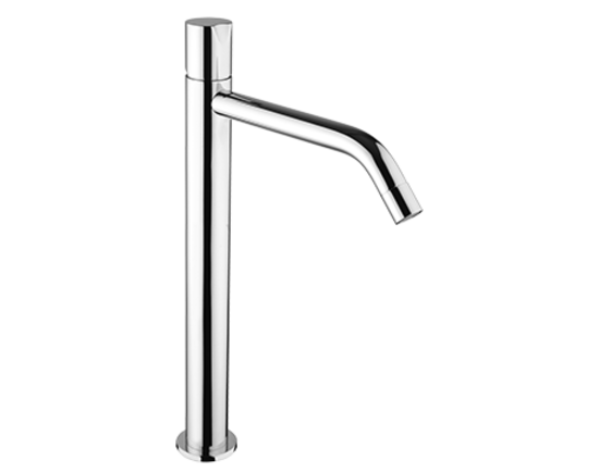 ARKA miscelatore per lavabo alto con bocca lunga h.280mm senza scarico finitura cromo - Bagno Italiano