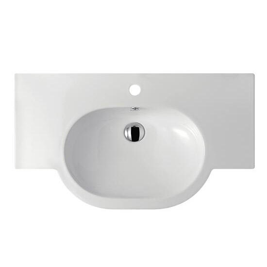 M2 lavabo sospeso cm 85  monoforo+portasalvietta  - Bagno Italiano