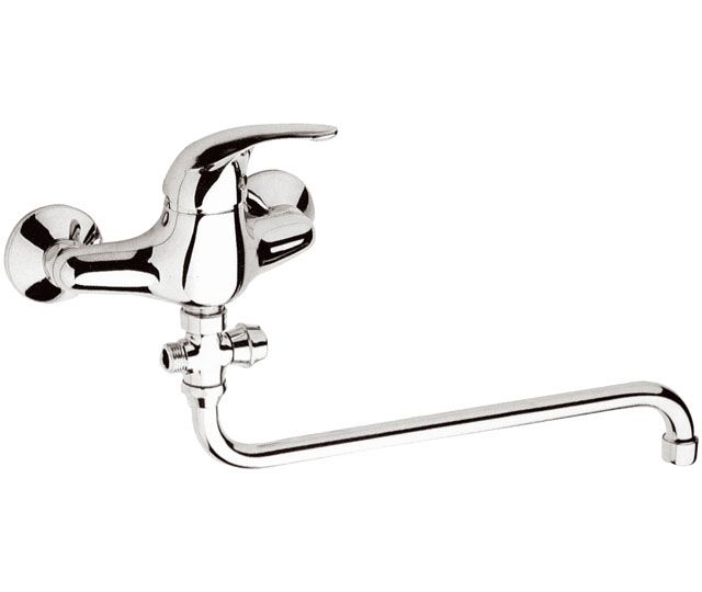 Rubinetto Vasca Con Deviatore.Serena Miscelatore Lavabo Vasca Con Canna Tubo Cm 30 E Deviatore Senza Kit Doccia Finitura Cromo Bagno Italiano